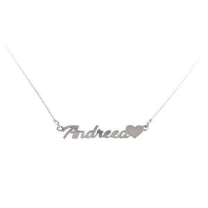 Colier Argint 925 - Nume decupat Andreea imagine