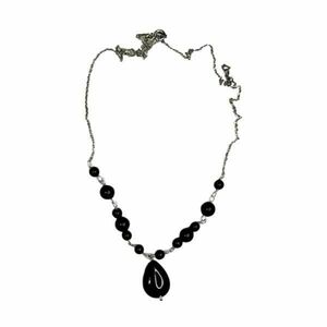 Colier Argint 925, Onix imagine