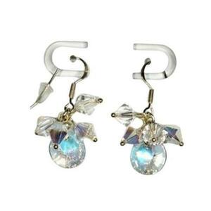 Cercei Argint 925 placati cu Aur, Swarovski aurore imagine