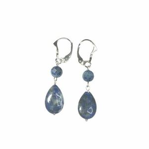 Cercei Argint 925, Lapis Lazuli imagine