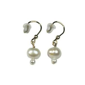 Cercei Aur14k Gold Filled, Perla cultura si tip Mallorca imagine