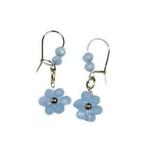 Cercei Aur14k Gold Filled, Albastrele imagine