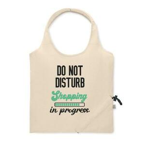 Sacosa cumparaturi in derulare, din bumbac reciclat, Piksel, pliabila M3 imagine