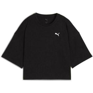 Tricou femei Puma Wardrobe Ess Oversized Short Tee Bl 62974301, XL, Negru imagine