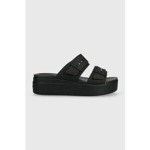 Crocs papuci Brooklyn Low Wedge Sandal imagine