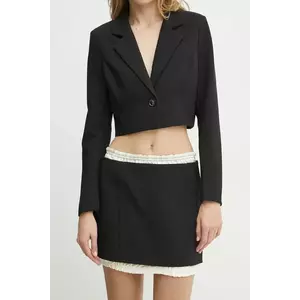 Victoria Beckham fustă din amestec de lână imagine