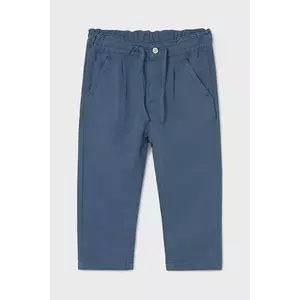 Mayoral pantaloni cu amestec de in pentru copii relaxed fit imagine