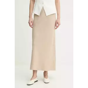 Samsoe Samsoe fustă din in SAAGNETA imagine