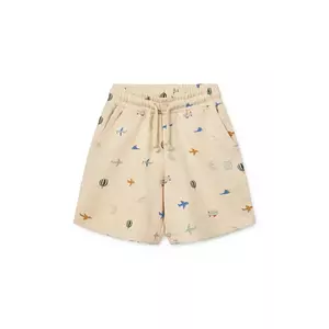 Liewood pantaloni scurți din bumbac pentru copii Gram Printed Sweatshorts imagine