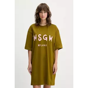 MSGM rochie din bumbac imagine