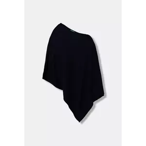 United Colors of Benetton poncho din amestec de lână imagine