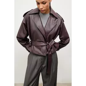 Answear.LAB jachetă scurtă pentru femei, din piele NOA Unscripted Collection imagine