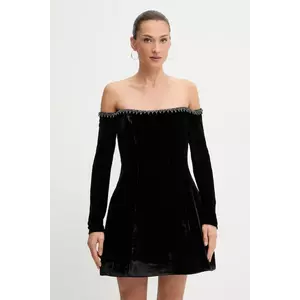 Bardot rochie de catifea imagine