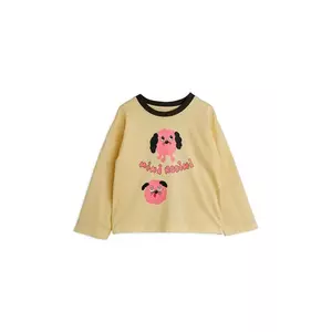 Mini Rodini longsleeve din bumbac pentru copii Doggie imagine