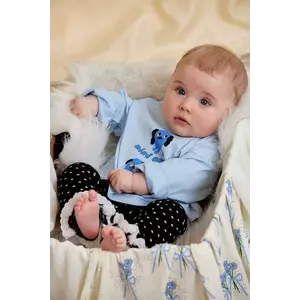 Mini Rodini longsleeve din bumbac pentru copii Doggie imagine