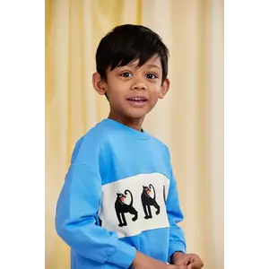 Mini Rodini hanorac de bumbac pentru copii Panther imagine