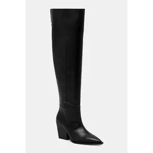 AllSaints ghete de piele Reina Zip Boot imagine