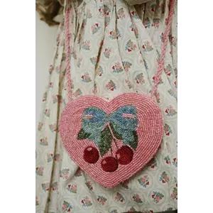 Konges Sløjd poșetă fete BEADED HEART BAG imagine