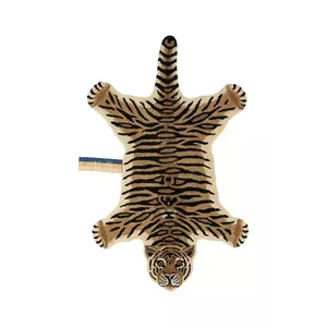 Doing Goods covor de lână Drowsy Tiger 150 x 90 x 2 cm imagine
