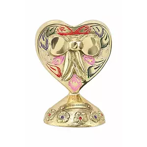 Doing Goods sfeșnic decorativ Bubbly Heart 10 x 8 x 6 cm imagine