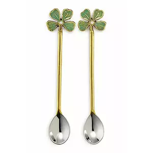 Doing Goods linguriţă de ceai Lucky Clover 12, 5 x 2, 5 0, 5 cm 2-pack imagine