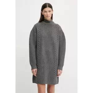 G-Star rochie din lână Cable loose knit imagine