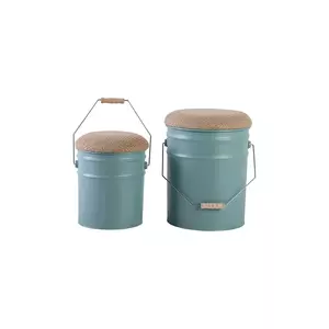 Leitmotiv scaun cu spațiu de depozitare Buckets 39 x 31 cm 2-pack imagine