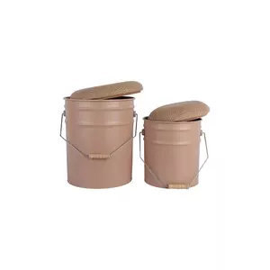 Leitmotiv scaun cu spațiu de depozitare Buckets 39 x 31 cm 2-pack imagine