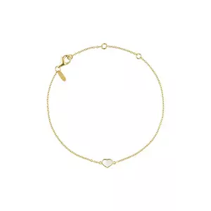 Design Letters bratara din argint placată cu aur imagine