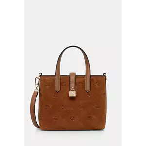 Karl Lagerfeld geantă de mână din piele întoarsă K/AUTOGRAPH imagine