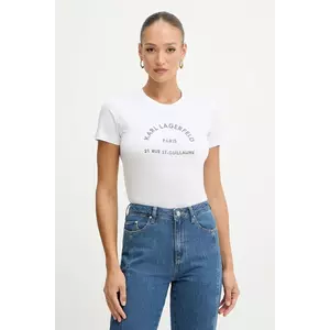 Karl Lagerfeld tricou din bumbac imagine