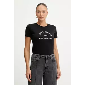Karl Lagerfeld tricou din bumbac imagine