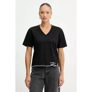 Karl Lagerfeld tricou din bumbac imagine