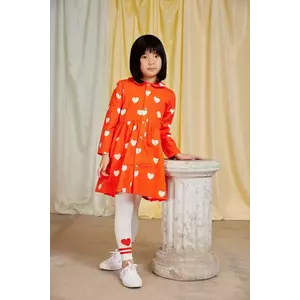 Mini Rodini rochie din bumbac pentru copii Hearts imagine