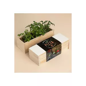 RESETEA set pentru cultivarea plantelor Pizza Growing Kit 21 x 7, 8 x 6, 5 cm imagine