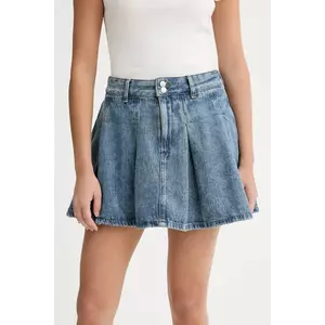 Tommy Jeans fustă din bumbac imagine