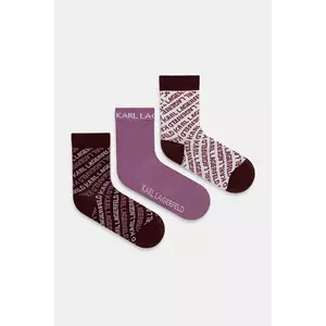 Karl Lagerfeld șosete K/MONOGRAM 3-pack imagine