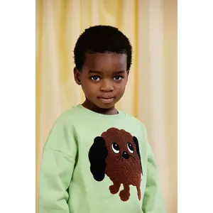 Mini Rodini hanorac de bumbac pentru copii Doggie imagine