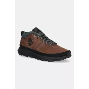 Timberland ghete de piele Winsor Trail Mid Lace imagine