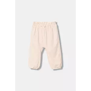 United Colors of Benetton pantaloni de catifea reiată pentru bebeluși imagine