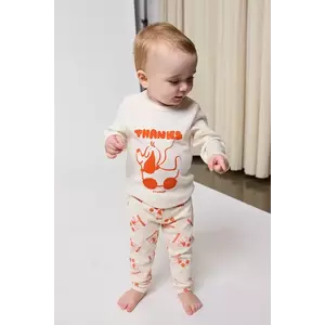 Bobo Choses longsleeve din bumbac pentru bebeluși Rolling dog imagine