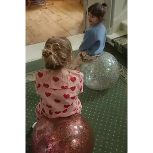 Konges Sløjd minge elastică GLITTER JUMP BALL imagine
