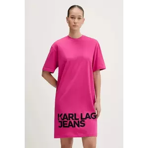 Karl Lagerfeld Jeans rochie din bumbac imagine