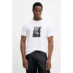 BOSS Orange tricou din bumbac Te_Dobermann imagine