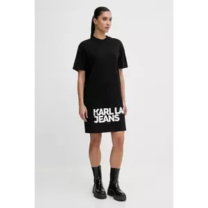 Karl Lagerfeld Jeans rochie din bumbac imagine