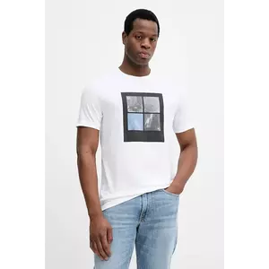 BOSS Orange tricou din bumbac Te_Cover imagine