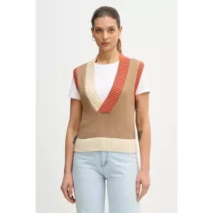 United Colors of Benetton vestă din amestec de lână imagine