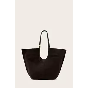 AllSaints geantă de piele întoarsă ARA imagine