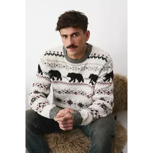 Medicine pulover din amestec de lana imagine