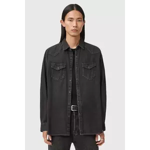 AllSaints cămașă jeans FENTON imagine